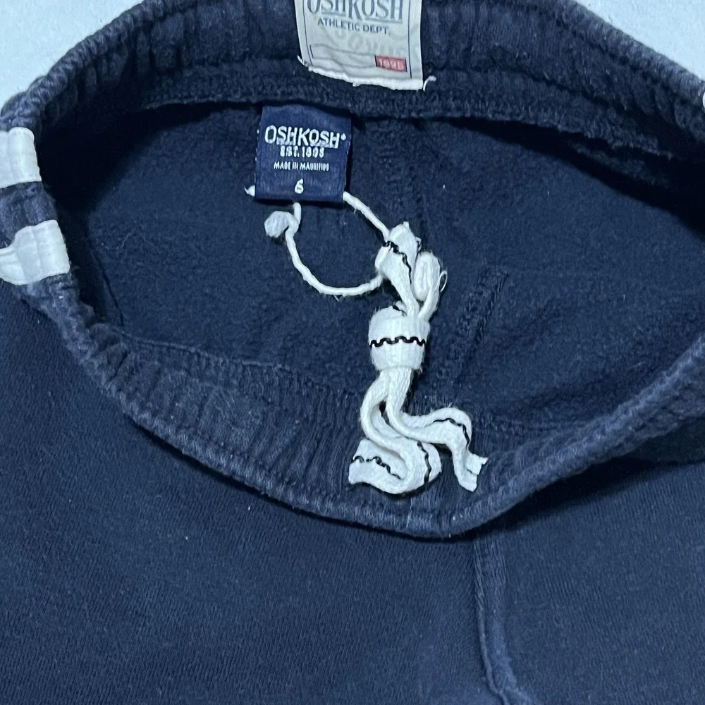 Oshkosh Boys Jogging Pants Size 6 Joggers Blue Straight Leg 1895 Athletic Wear